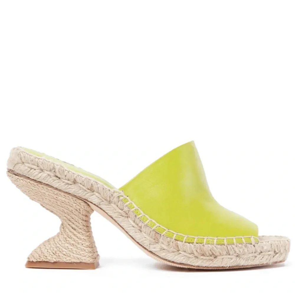 PALOMA BARCELO Leonor Slide Sandal in‎ Mint Size 39